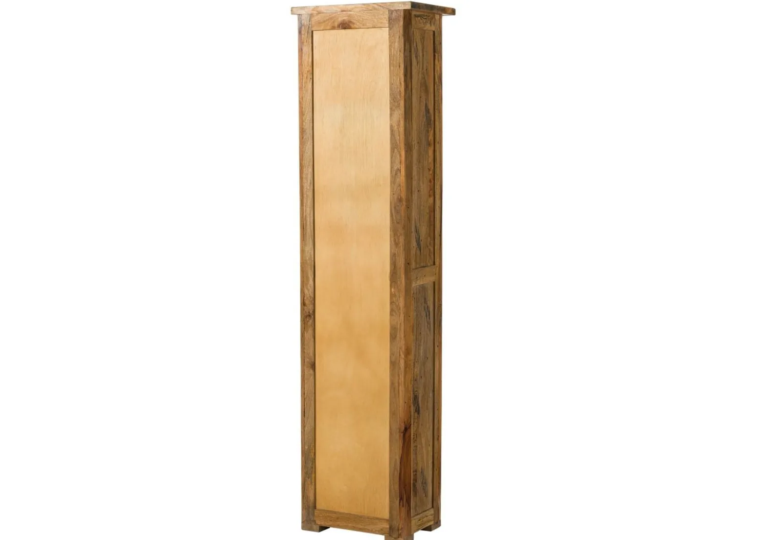 RAILWAY Szafka #179 Mango woskowane + metal 50x35x195cm