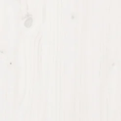 Rama łóżka bez materaca biała 75x190 cm lite drewno sosnowe
