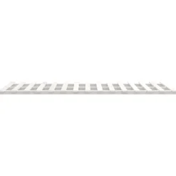 Rama łóżka biała 140 x 190 cm lite drewno sosnowe