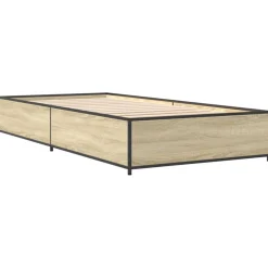 Rama łóżka dąb sonoma 75x190 cm materiał drewnopochodny