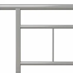 Rama łóżka Szary 100 x 200 cm Metal vidaXL