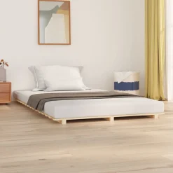 Rama łóżka 150x200 cm lite drewno sosnowe