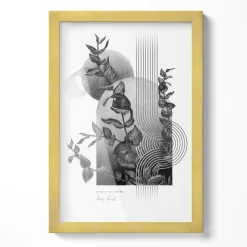 Ramka na zdjęcia plakat fotoramka nowoczesna Złota 22x32