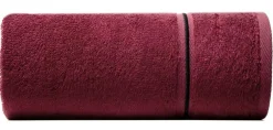 Ręcznik Bambo 50x90 czerwony bambusowy 500g/m2 frotte