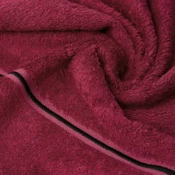 Ręcznik Bambo 50x90 czerwony bambusowy 500g/m2 frotte