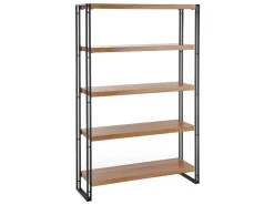 Regał Bolivar 100 cm z 3 półkami dąb/czarny