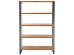 Regał Bolivar 100 cm z 3 półkami dąb/czarny