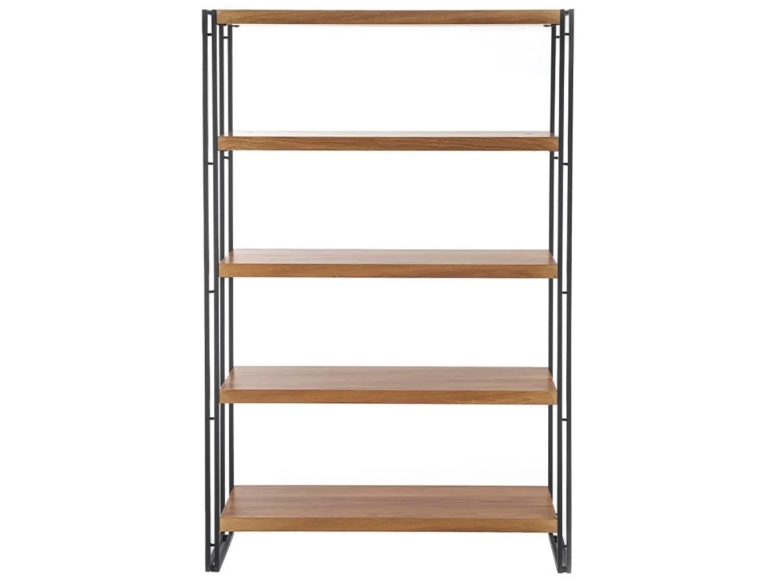 Regał Bolivar 100 cm z 3 półkami dąb/czarny