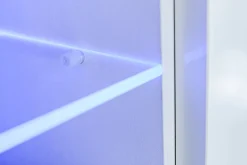 Regał do Salonu Przechowywania, Witryna Szklana Wisząca Dąb Wotan