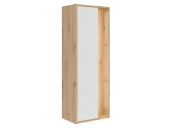 Regał Gap 47 cm z drzwiami i 3 półkami dąb artisan/biały