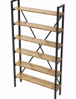 Regał Medium Industrial Loft na książki D6 190x60x20 cm