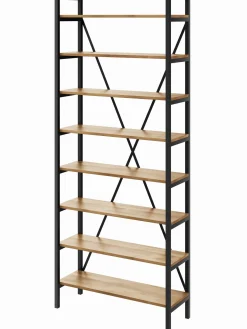 Regał Medium Industrial Loft na książki D8 245x60x30 cm