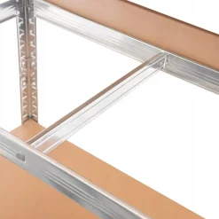 Regał Metalowy Magazynowy 205X100X40 Cm 2W1 5 Półek Garażowy 875Kg Mega-M