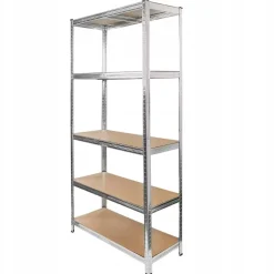 Regał Metalowy Magazynowy 205X100X40 Cm 2W1 5 Półek Garażowy 875Kg Mega-M