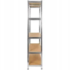 Regał Metalowy Magazynowy 205X100X40 Cm 2W1 5 Półek Garażowy 875Kg Mega-M