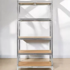 Regał Metalowy Magazynowy 205X100X40 Cm 2W1 5 Półek Garażowy 875Kg Mega-M
