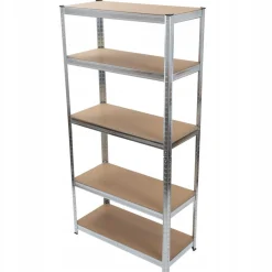 Regał metalowy ocynkowany magazynowy garażowy 180x90x40 trwały 875kg