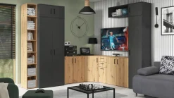 Regał MultiDo 80 cm z 5 półkami dąb artisan