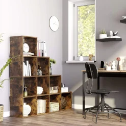 Regał na Książki Schodkowy Industrialny Loft Rustykalny