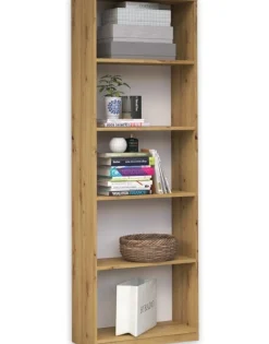 Regał R40 40cm na książki segregatory - Dąb Artisan