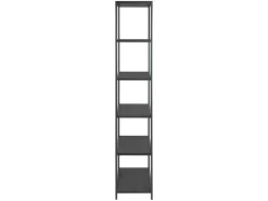 Regał Seaford 77 cm z półkami czarny