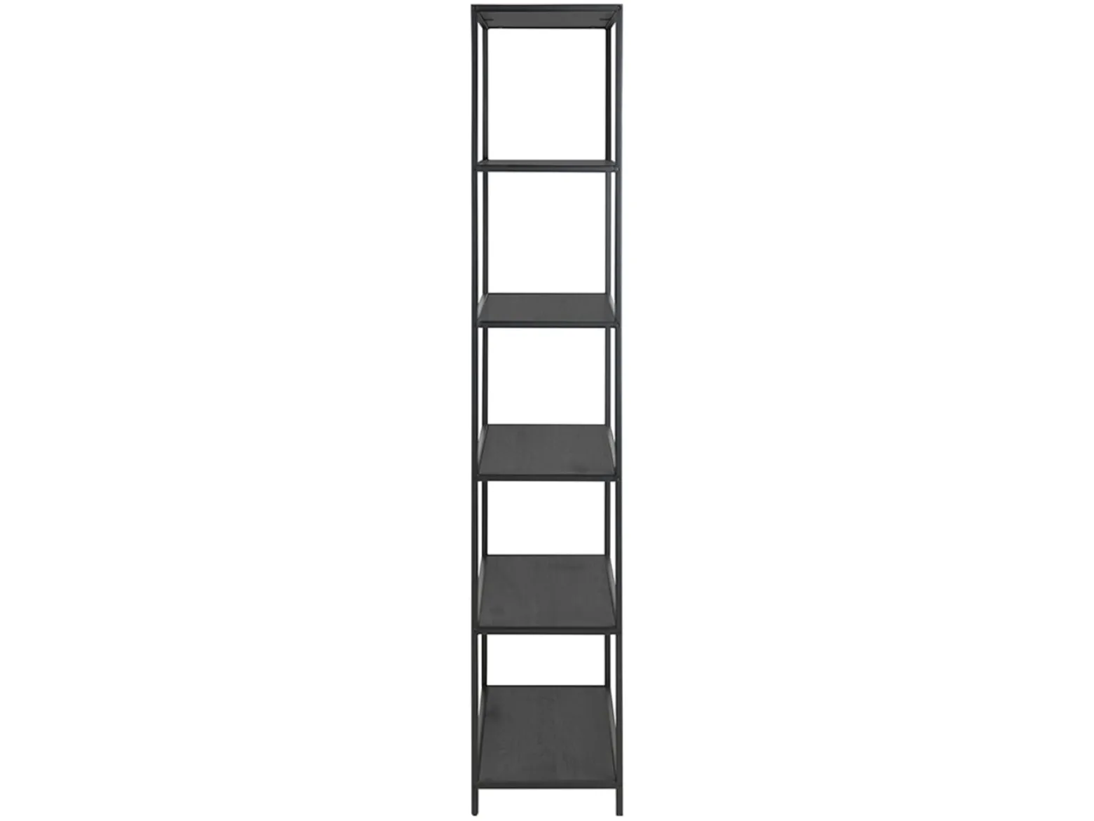 Regał Seaford 77 cm z półkami czarny
