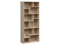 Regał Tetrix 88 cm z 12 półkami dąb sonoma