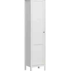 Regał z Półkami do Salonu AZURA 50 cm Biały Skandynawski