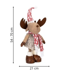 Renifer świąteczny 54-70 cm teleskopowy ozdoba pod choinkę figurka