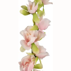 Roślina Sztuczna Gałązka Orchidei Różowa Kwiat Sztuczny Jak Żywy 75 Cm
