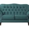 Ropez Chesterfield Jersey sofa 2os. pikowana welur zielony