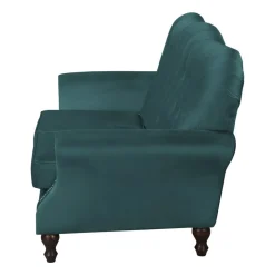 Ropez Chesterfield Jersey sofa 2os. pikowana welur zielony