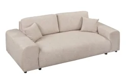 Ropez Justin sofa 3 bez funkcji tkanina plusz beżowy Blur 2