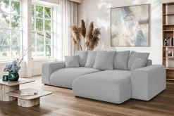 Ropez Luma narożnik z funkcją uniwersalny szenil szary