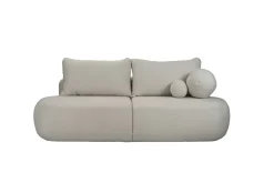Rozkładana Sofa Fabo z pojmnikiem na pościel, tkanina Quelle Szary