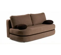 Rozkładana sofa VIBER z funkcją spania i pojemnikiem – Brązowa