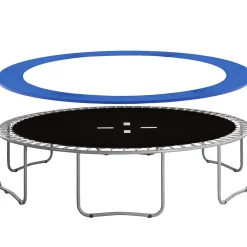 Siatka do trampoliny zewnętrzna z osłoną na sprężyny 366 cm 12 FT 8 słupków