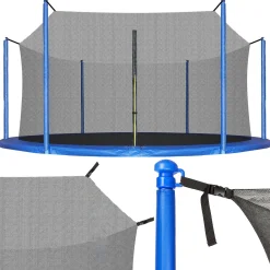Siatka do trampoliny wewnętrzna 13FT 396 cm 8 słupków