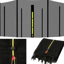 Siatka do trampoliny zewnętrzna 12FT 366 cm 8 słupków