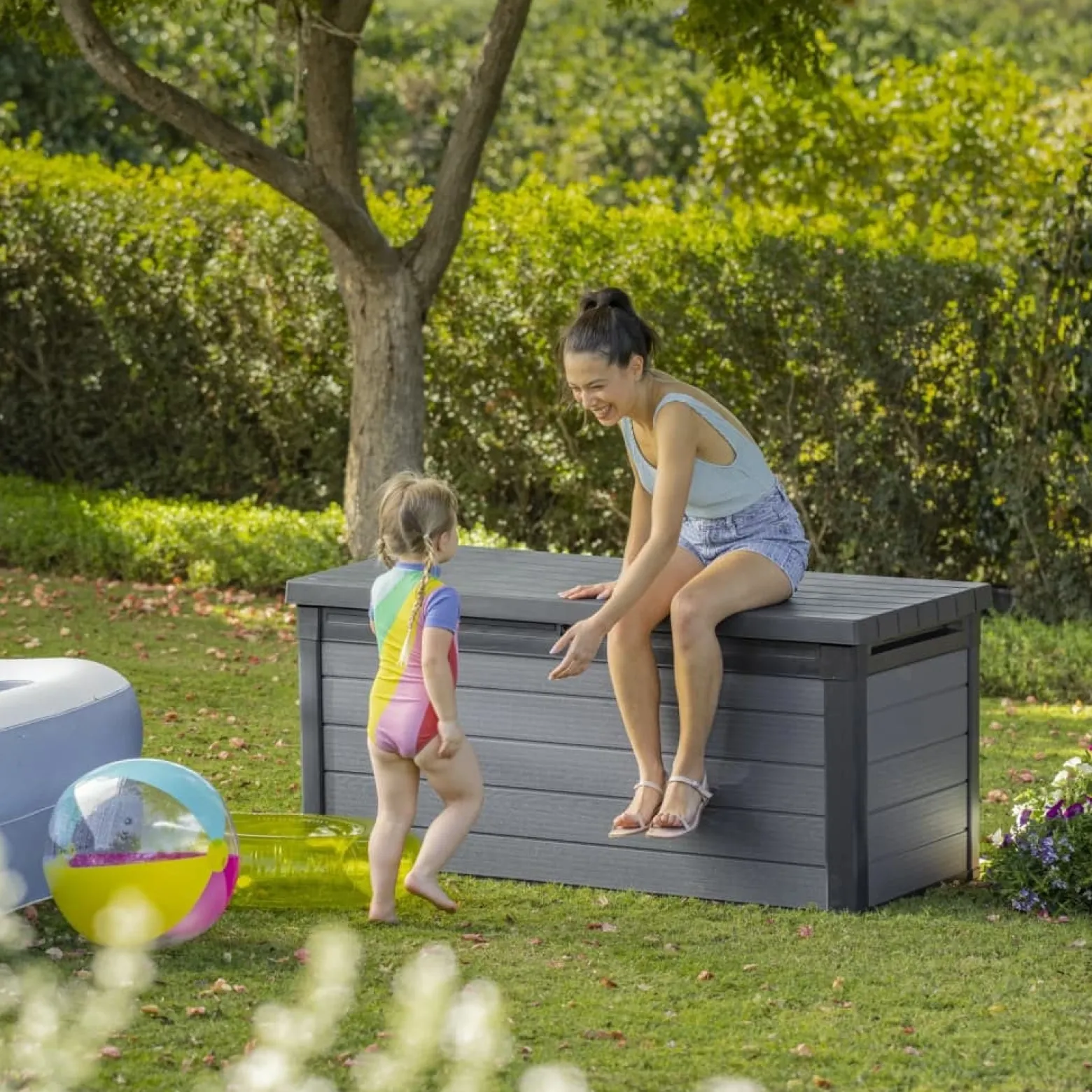 Skrzynia ogrodowa, schowek Cortina Box 570L - Grafit