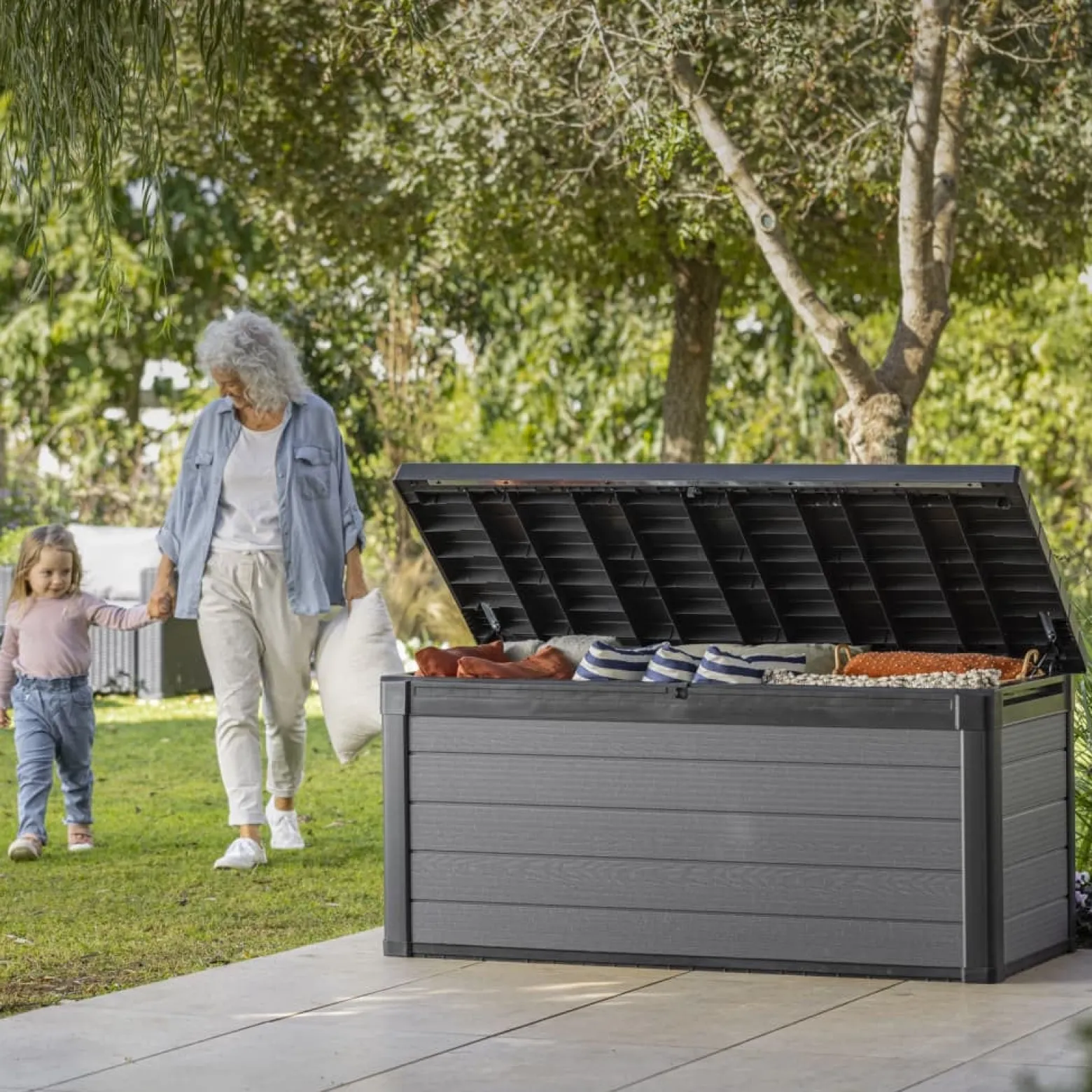 Skrzynia ogrodowa, schowek Cortina Box 570L - Grafit