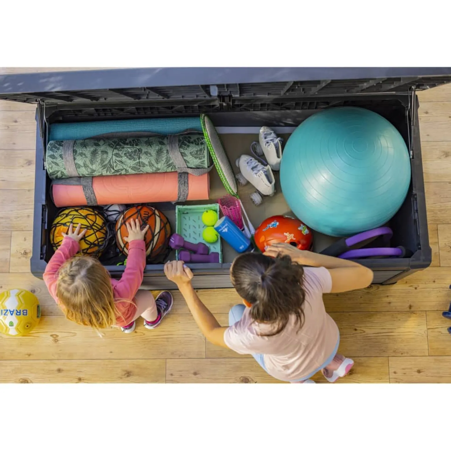 Skrzynia ogrodowa, schowek Cortina Box 570L - Grafit