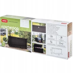 Skrzynia ogrodowa, schowek Kentwood 350 L - Brąz