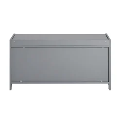 SoBuy Ławka na buty z 1 szufladą Szary 90x35x44.5cm Funkcjonalny FSR80-SG