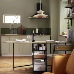 SoBuy Biurko komputerowe z trzema półkami 180x60x76.5cm FWT62-N