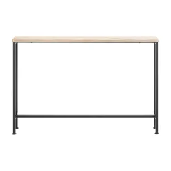 SoBuy Konsola do przedpokoju Jasny dąb 120x20x80cm Nowoczesny FSB19-XL-Z