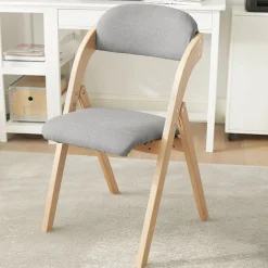 SoBuy Krzesło składane Jasnoszary 54x47x81cm FST92-N