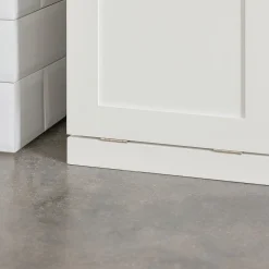 SoBuy Niska szafka łazienkowa z jedną szufladą Biały 66x37x90cm BZR66-W