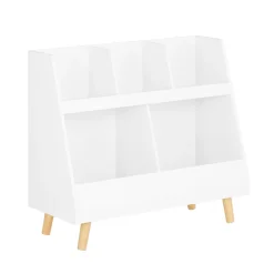 SoBuy Regał dziecięcy Biały 86x36x77cm Funkcjonalny KMB19-W