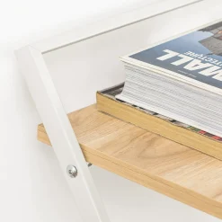 SoBuy Składane biurko komputerowe 63.5x40x78.5cm FWT88-WN
